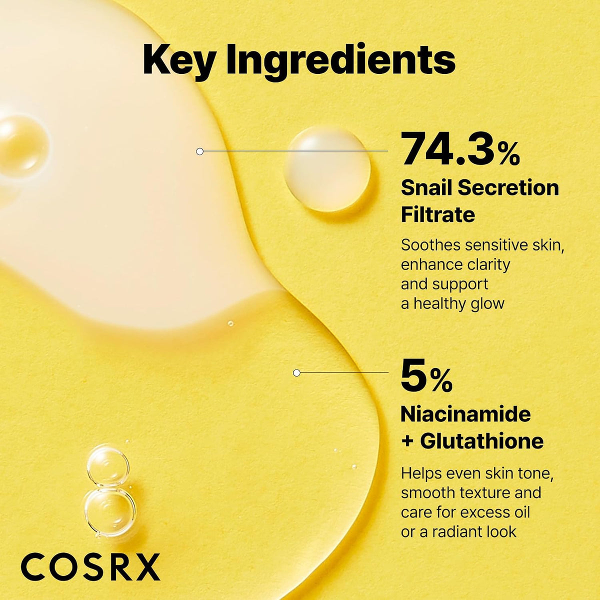 COSRX Advanced Snail Radiance Dual Essence 80mL - English Amazon gallery panel 03