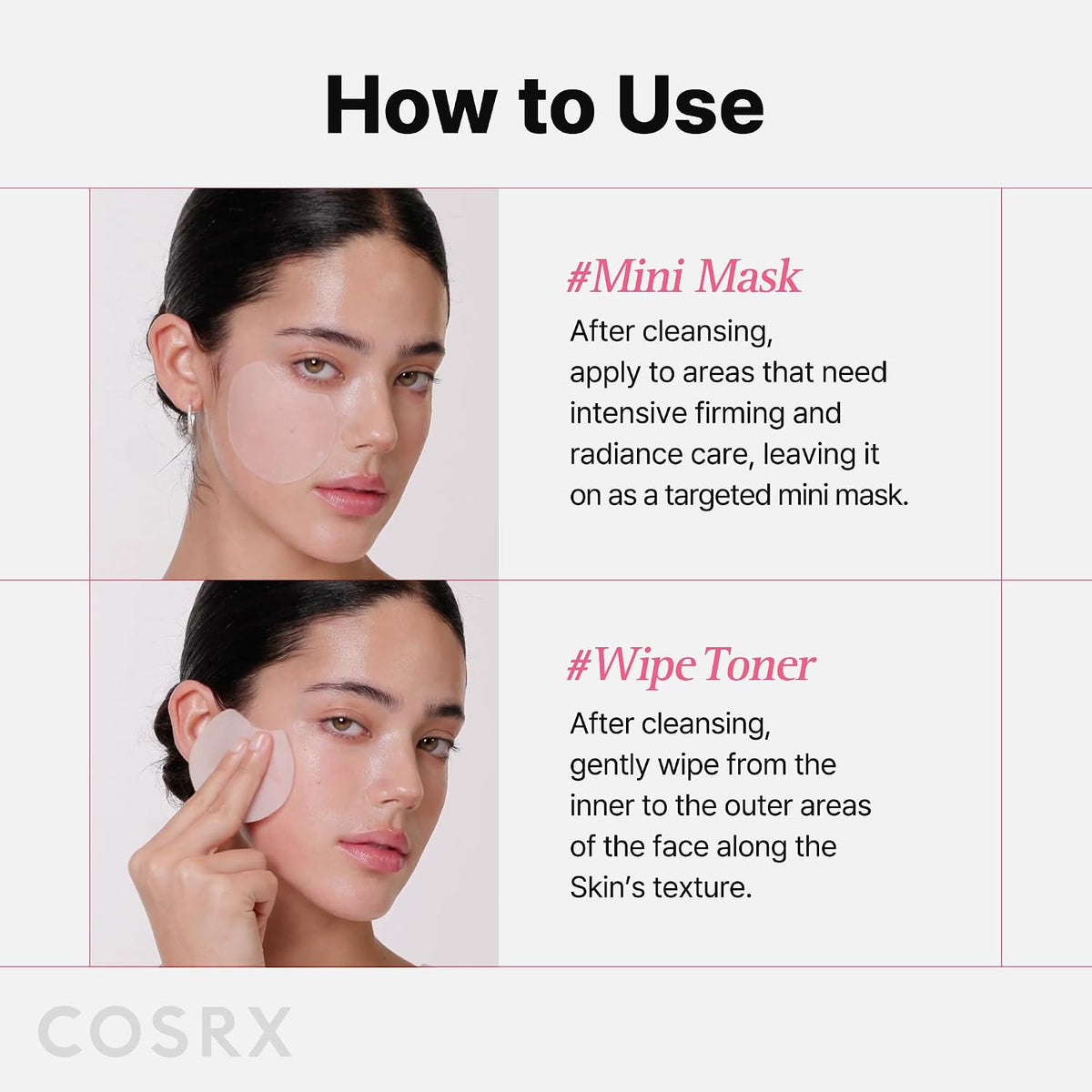 COSRX One Step Peptide Collagen Lifting Glow Pad 100 Pads - English Amazon gallery panel 05