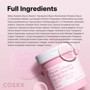 COSRX One Step Peptide Collagen Lifting Glow Pad 100 Pads - Full ingredients - English Amazon panel