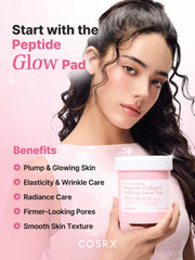 One Step Original Peptide Collagen Lifting Glow Pad official English detail panel 2