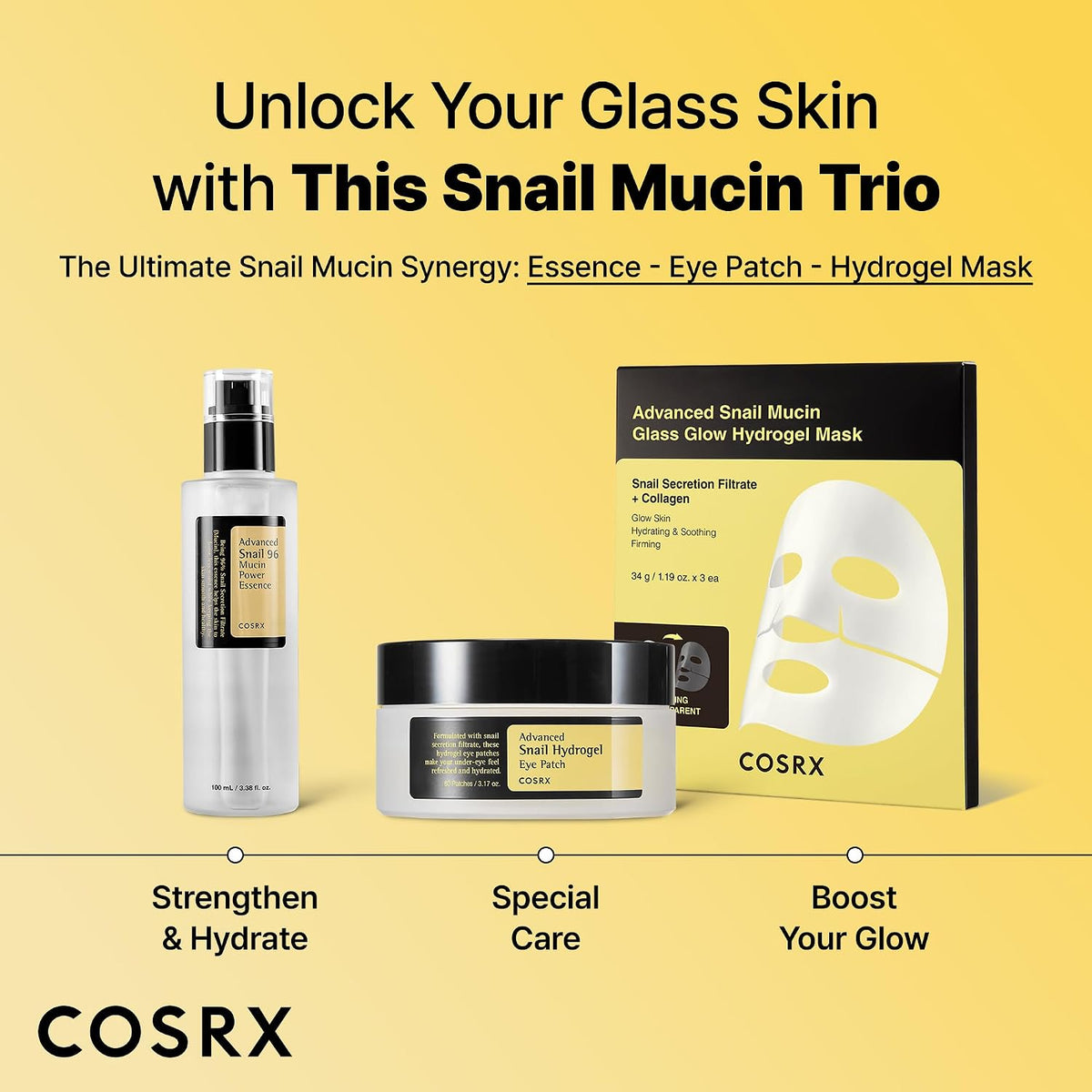 COSRX Advanced Snail Hydrogel Eye Patch 60 Patches - English product information panel 6