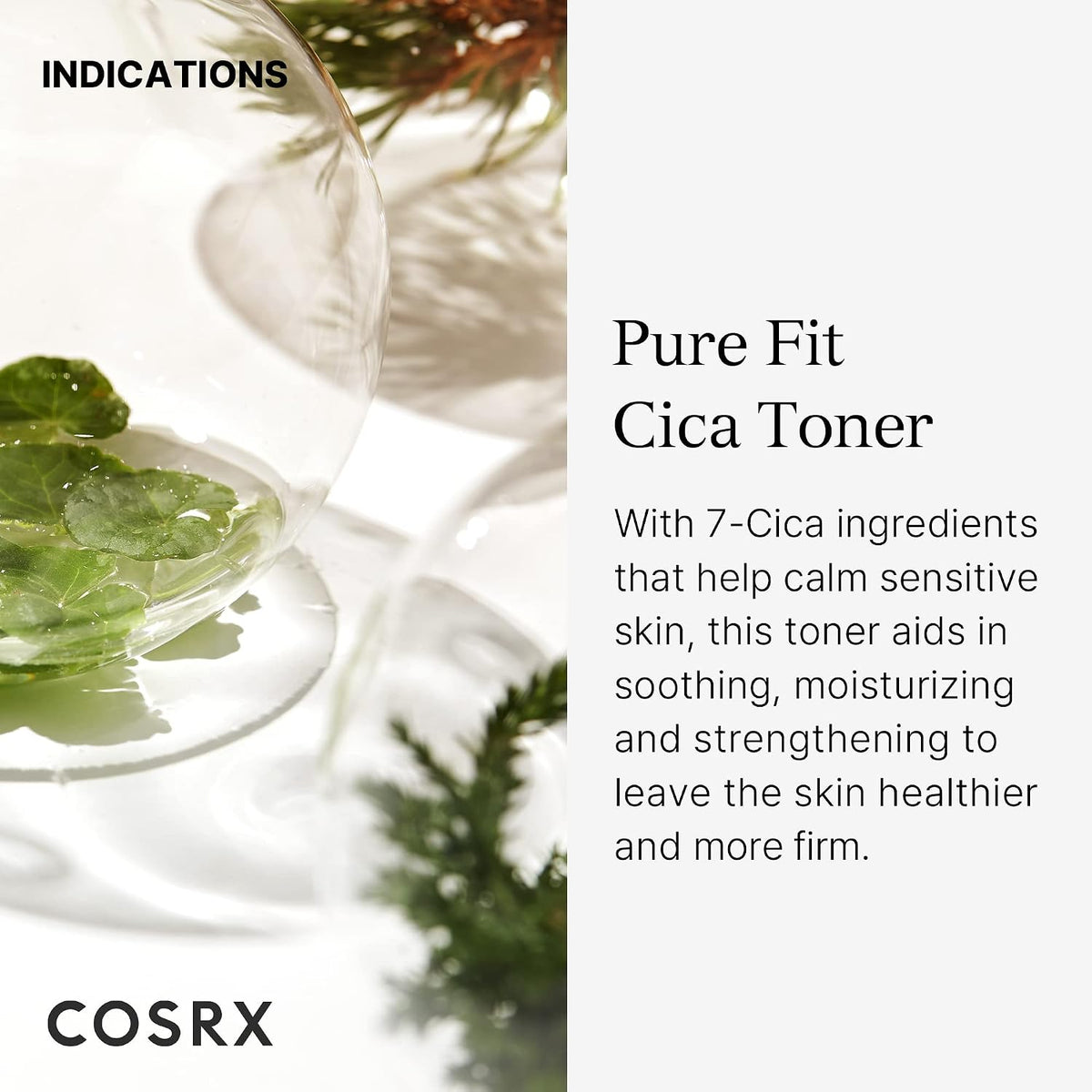 COSRX Pure Fit Cica Toner 150mL amazon information panel 1