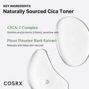 COSRX Pure Fit Cica Toner 150mL amazon information panel 3