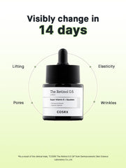 COSRX Retinol 0.5 Oil official product information 2