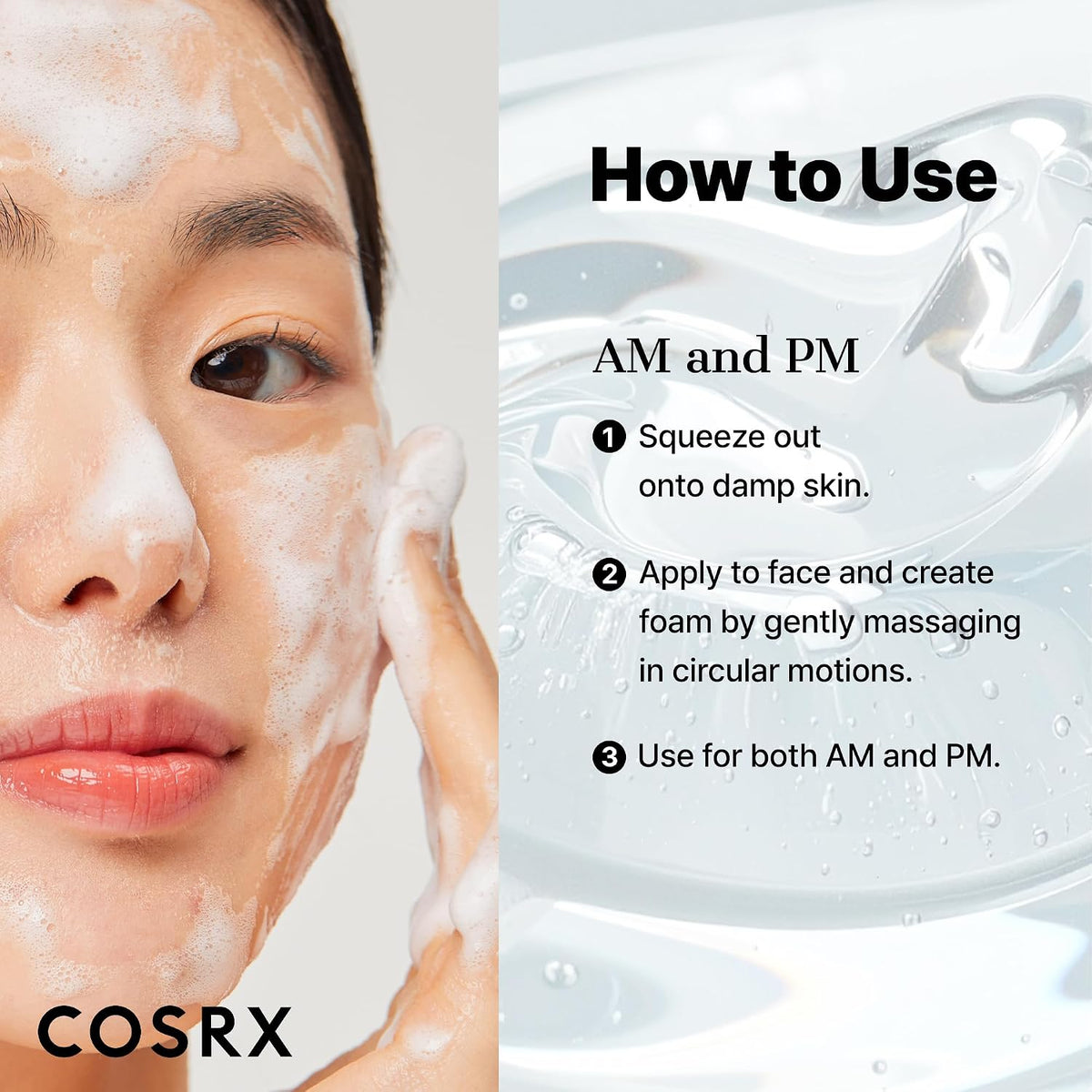 COSRX Low pH Good Morning Gel Cleanser 150mL product information amazon-gallery-7