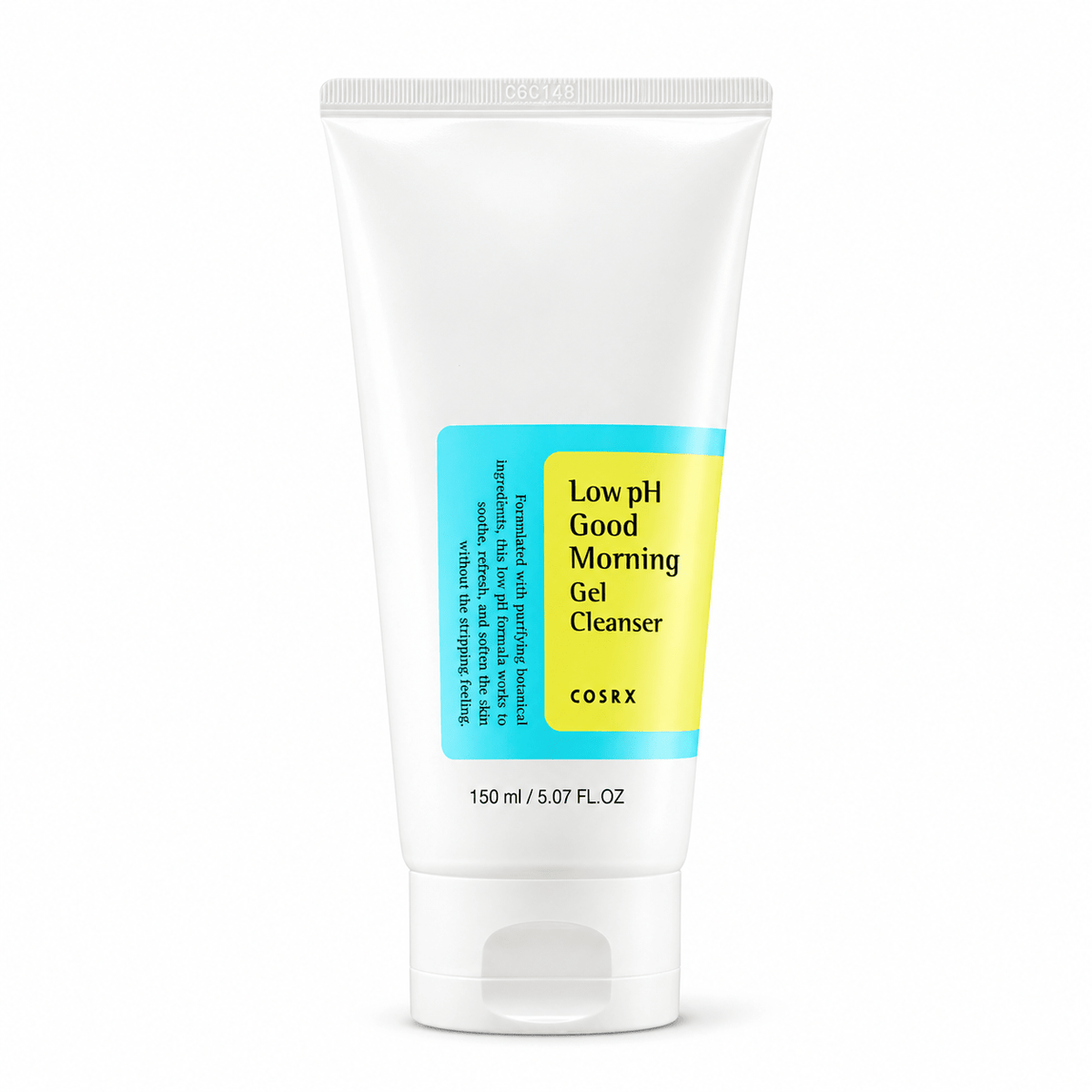 COSRX Low pH Good Morning Gel Cleanser 150mL product on white background