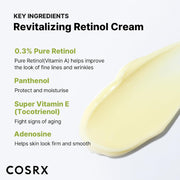 COSRX The Retinol 0.3 Cream 20mL product information amazon-gallery-4