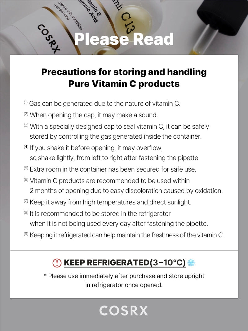 COSRX The Vitamin C 13 Serum 20ml — English product information official-19