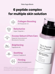 COSRX The 6 Peptide Skin Booster Serum 150ml — English product information official-7