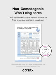 COSRX The 6 Peptide Skin Booster Serum 150mL English official product information panel 9