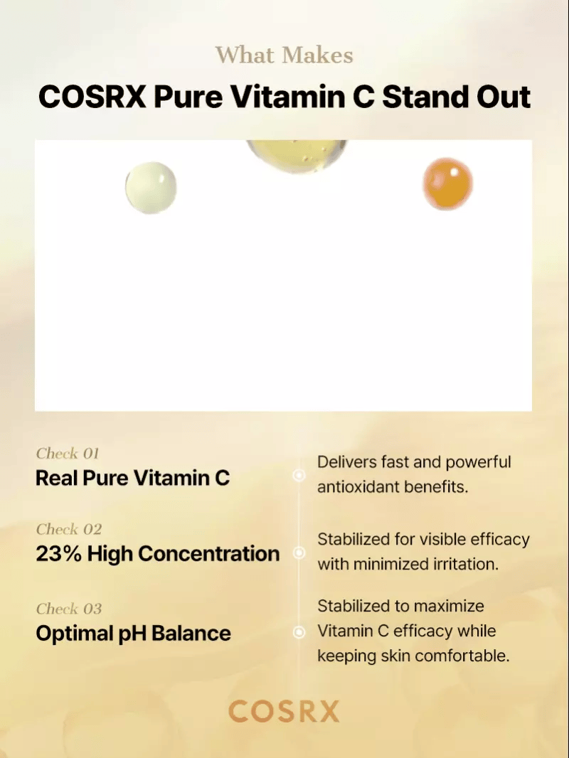 COSRX Advanced The Vitamin C 23 Serum 20g English official product information panel 13