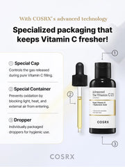COSRX Advanced The Vitamin C 23 Serum 20g English official product information panel 17