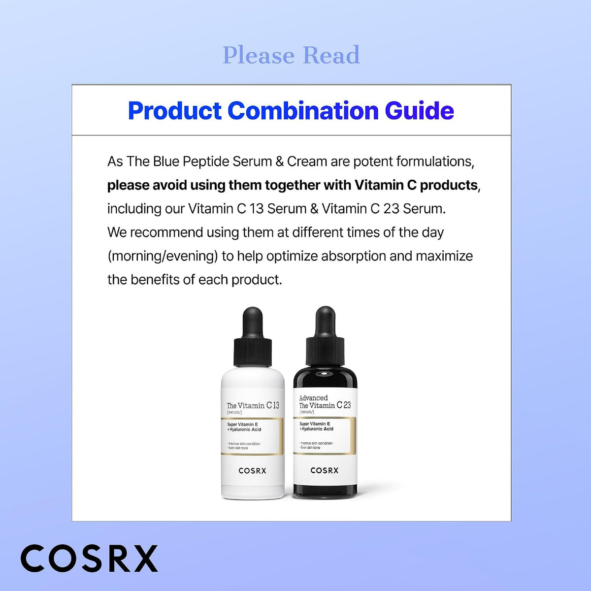 COSRX The Blue Peptide Bakuchiol Plump Glow Serum 50mL English amazon product information panel 7
