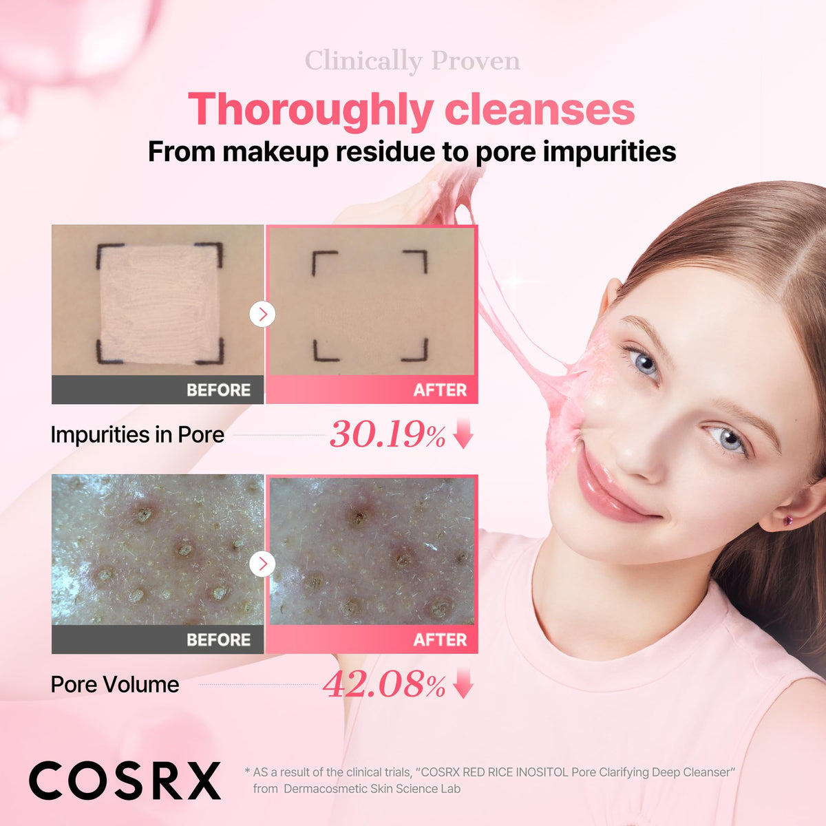 COSRX Red Rice Inositol Pore Clarifying Low pH Deep Cleanser Amazon English exact formula listing amazon-10