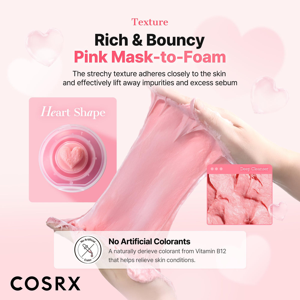 COSRX Red Rice Inositol Pore Clarifying Low pH Deep Cleanser Amazon English exact formula listing amazon-12