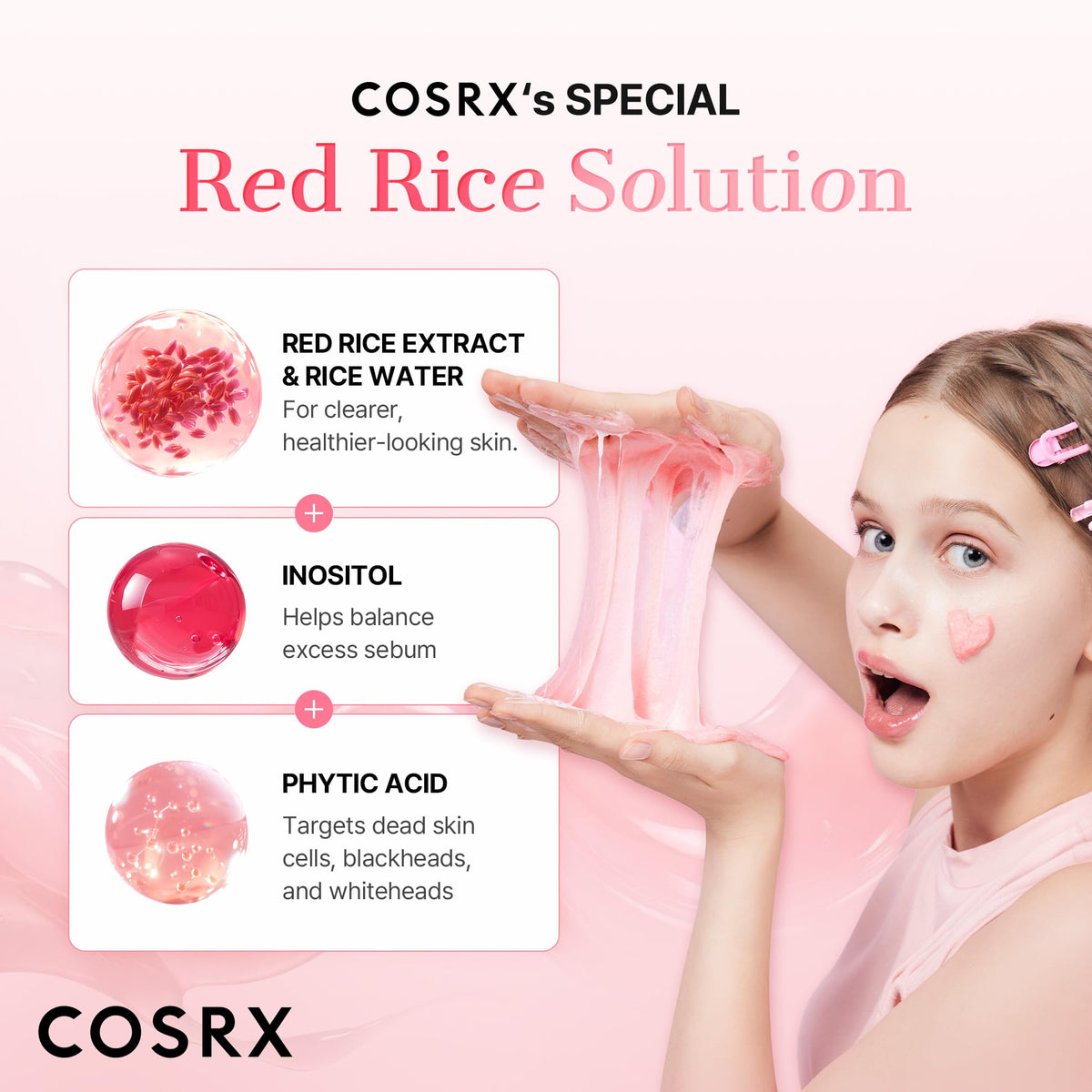 COSRX Red Rice Inositol Pore Clarifying Low pH Deep Cleanser Amazon English exact formula listing amazon-8