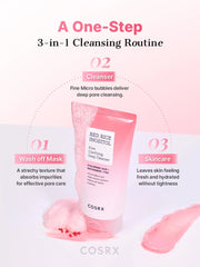COSRX Red Rice Inositol Pore Clarifying Low pH Deep Cleanser COSRX official gallery-10