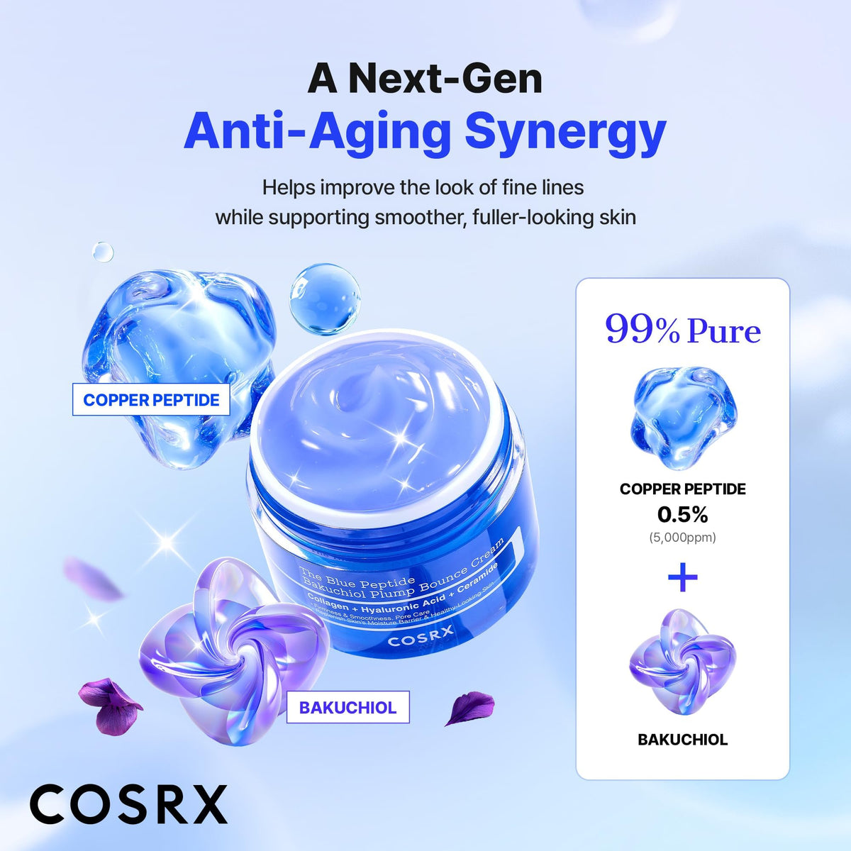 COSRX Blue Peptide Bakuchiol Cream Amazon English exact formula listing amazon-6