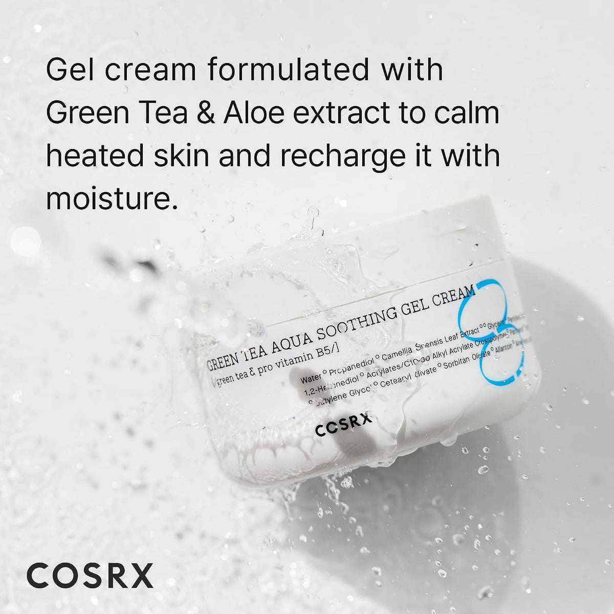 COSRX Hydrium Green Tea Aqua Soothing Gel Cream 50mL amazon 1
