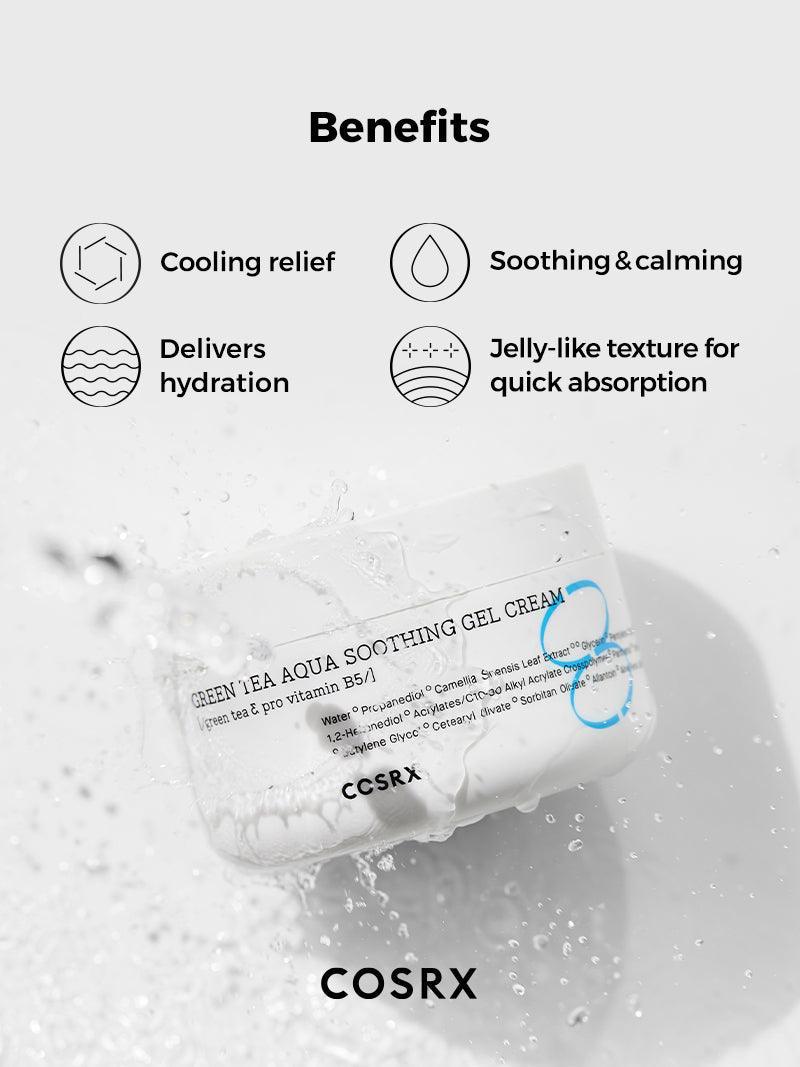 COSRX Hydrium Green Tea Aqua Soothing Gel Cream 50mL official 2