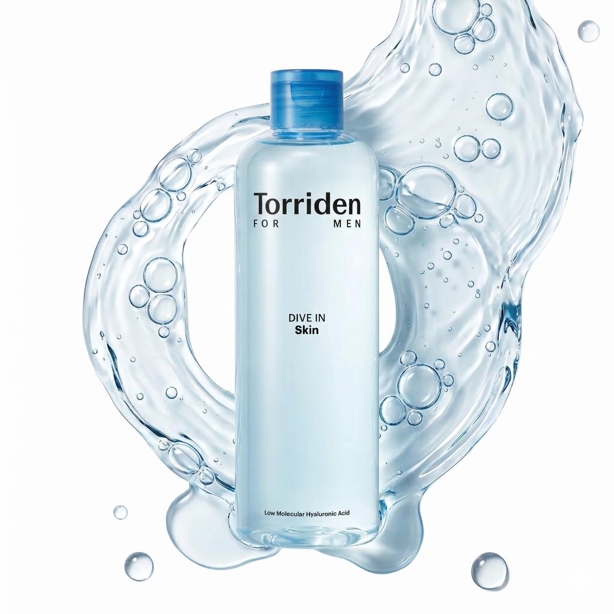 Torriden DIVE IN For Men Low Molecular Hyaluronic Acid Toner 300ml - AHVTE