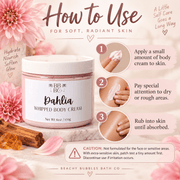 How to use Dahlia Whipped Body Cream