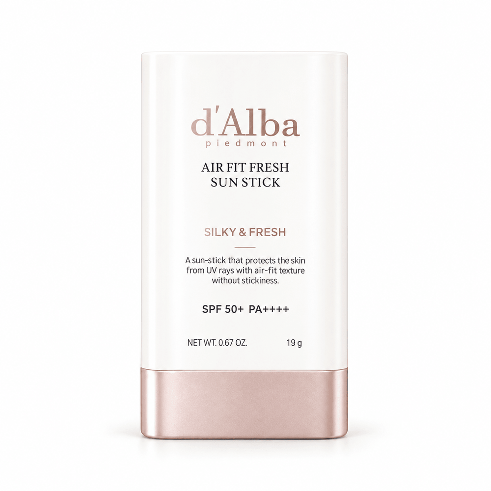 d'Alba Vegan Air Fit Sun Stick 19g single product on white