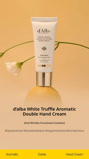 d'Alba Aromatic Double Hand Cream 50mL — Product introduction and citrus floral context