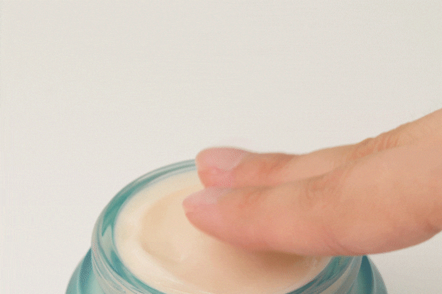 d'Alba Finger-scooped cream texture original animation