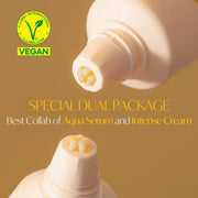 d'Alba Dual nozzle package and vegan certification