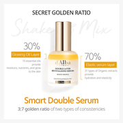 d'Alba Double Layer Revitalizing Serum oil and serum layer ratio