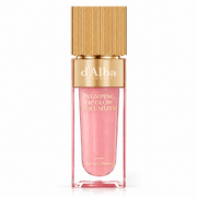 d'Alba Plumping Lip Glow Mood Volumizer feeble pink 5mL on white