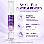 Danliss 5 mL pen benefits: brush application, twist dispensing and compact capped format