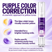 Danliss purple color correction concept and evidence limits; no permanent shade change established