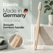 Davids bamboo toothbrush made in Germany infographic