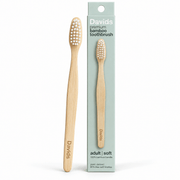 Davids Premium Bamboo Toothbrush Adult Soft Single or 3 Pack - AHVTE