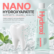 Davids Hydroxi nano hydroxyapatite enamel support infographic