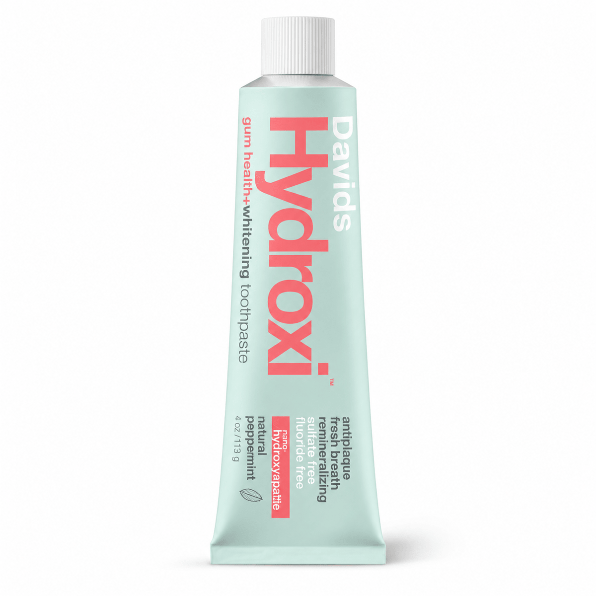 Davids Hydroxi Gum Health and Whitening Nano Hydroxyapatite Toothpaste 4 oz single tube