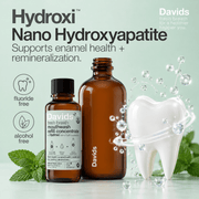 Davids mouthwash nano hydroxyapatite infographic
