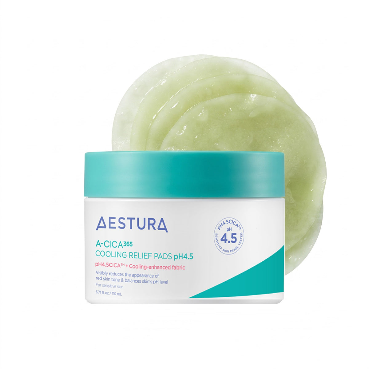 AESTURA A-Cica 365 Cooling Relief Pads pH4.5 60 Pads - AHVTE