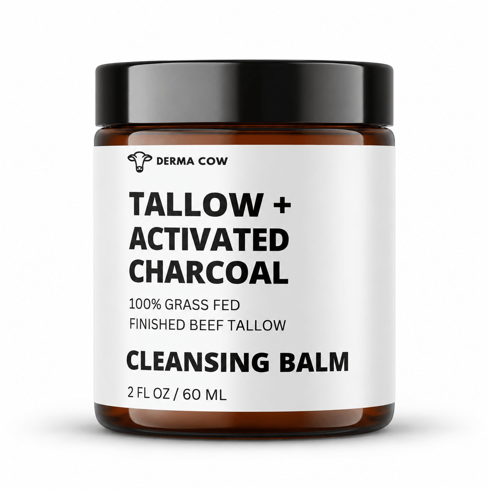 Derma Cow Tallow Activated Charcoal Cleansing Balm main