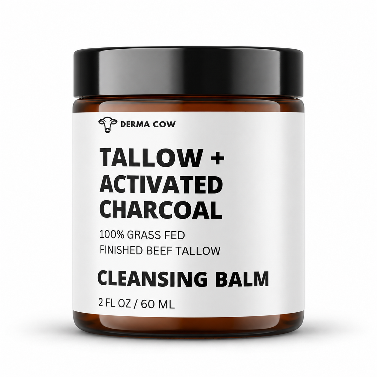 Derma Cow Tallow Activated Charcoal Cleansing Balm main