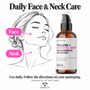Derma Cow Tallow Serum daily face and neck care