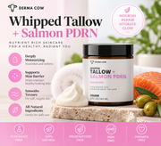 Derma Cow Whipped Tallow + Salmon PDRN moisturizing benefits