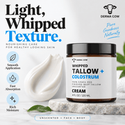 Derma Cow Tallow + Colostrum texture and absorption