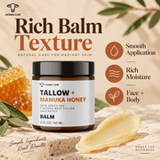 Derma Cow tallow balm rich texture