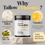 Why Derma Cow Tallow + Vitamin C formula