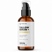 Derma Cow Tallow Serum + Vitamin C 1 oz on white background