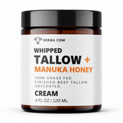 Derma Cow Whipped Beef Tallow + Manuka Honey Cream 4 oz