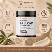 Derma Cow whipped tallow cream product details